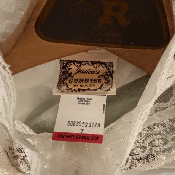 Vintage Jessica McClintock Gunnies Blouse - Picture 3 of 6